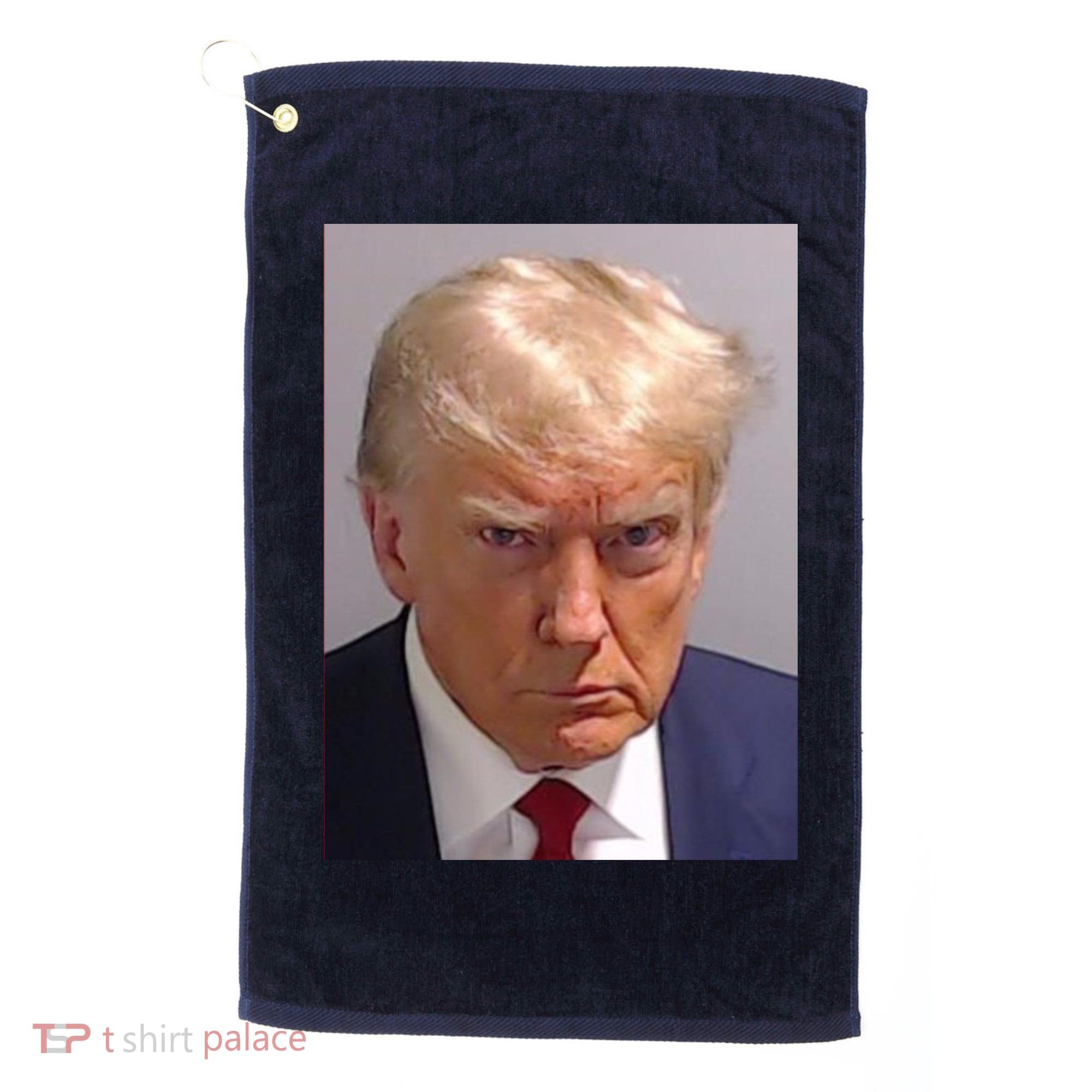 Donald Trump Mugshot Golf Towel