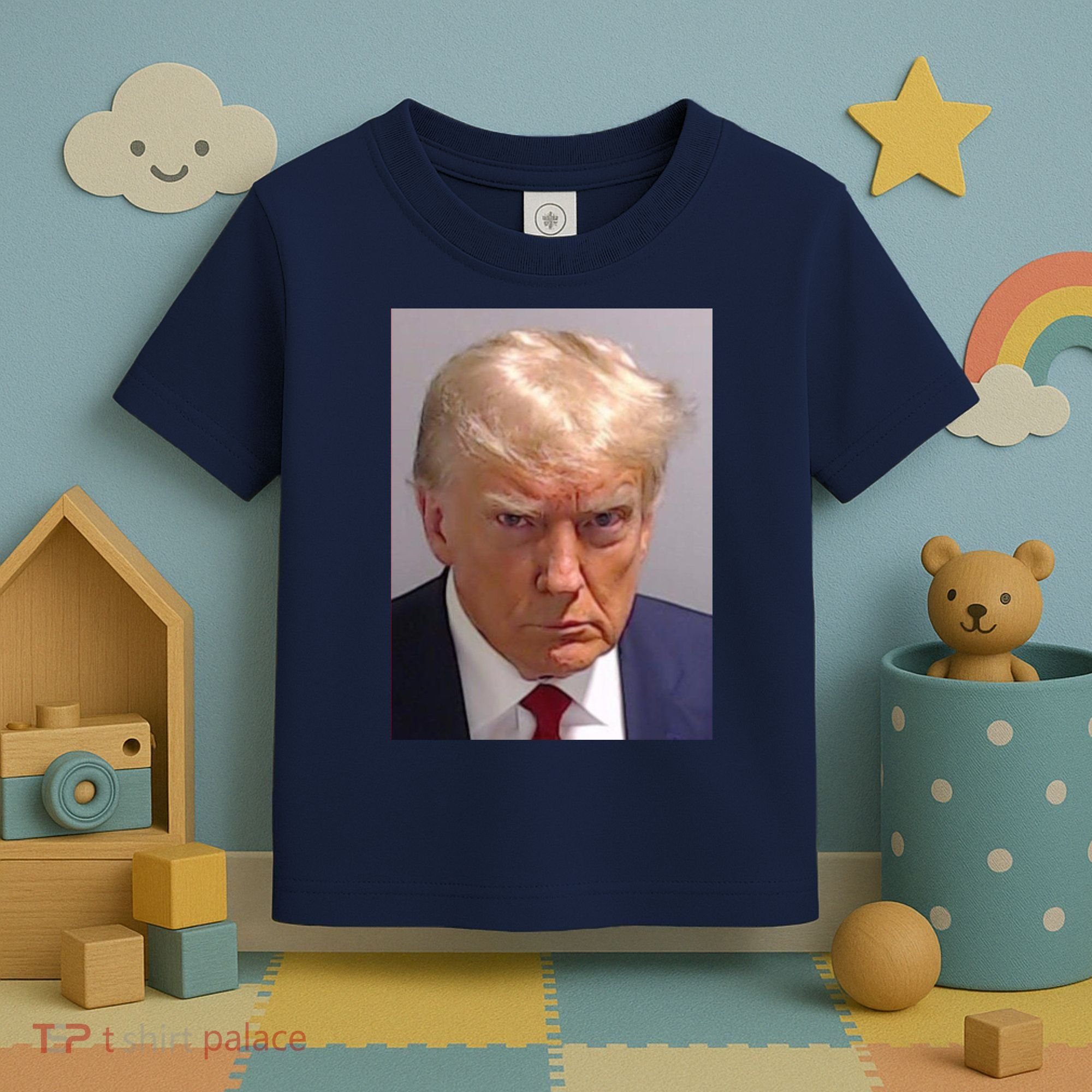 Donald Trump Mugshot Toddler T-Shirt