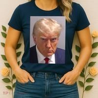 Donald Trump Mugshot Women's T-Shirt thumb 2