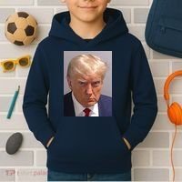 Donald Trump Mugshot Kids Hoodie thumb 2
