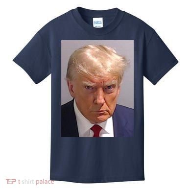 Donald Trump Mugshot Kids T-Shirt