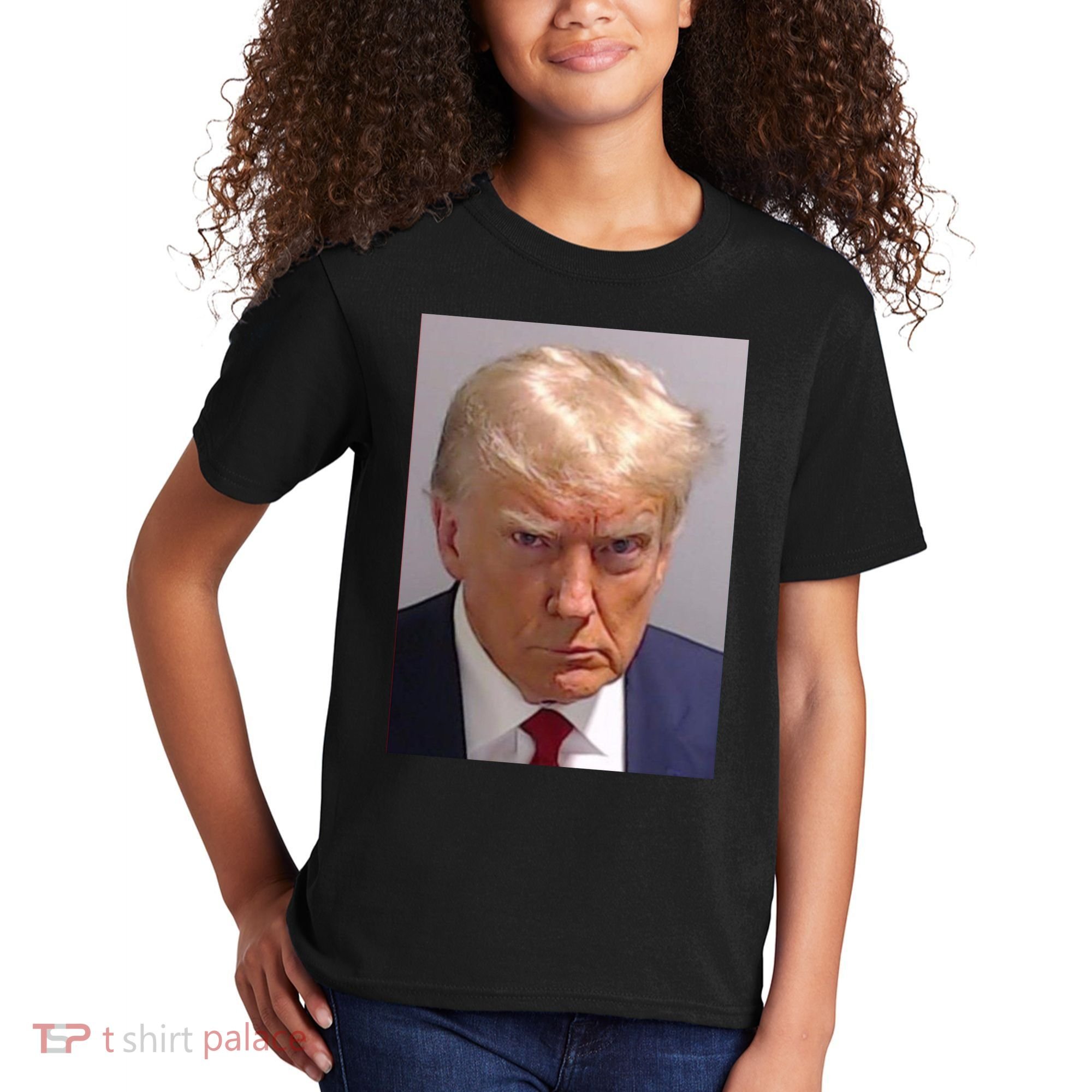 Donald Trump Mugshot Kids T-Shirt