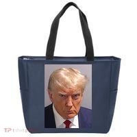 Donald Trump Mugshot Tote Bag thumb 0