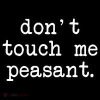 Don't Touch Me Peasant Women's Hoodie thumb 2