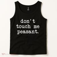 Don't Touch Me Peasant Tank Top thumb 2