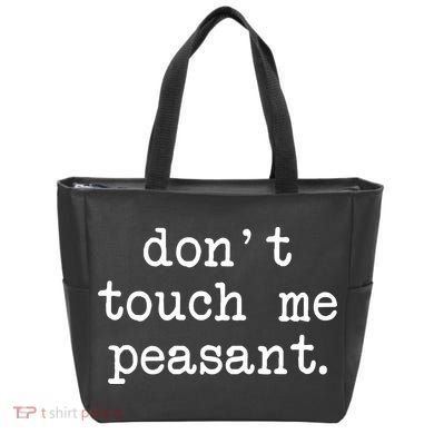 Don't Touch Me Peasant Tote Bag