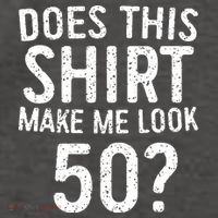 Does This Make Me Look 50 50th Birthday Gift Vector Backpack thumb 2