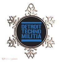 Detroit Techno Militia Blue Logo  Ornament thumb 0