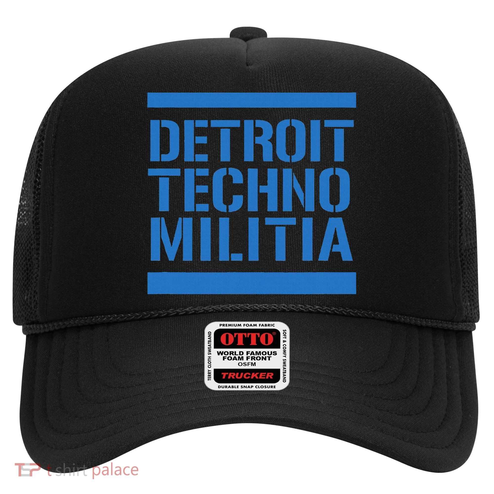 Detroit Techno Militia Blue Logo  Hat