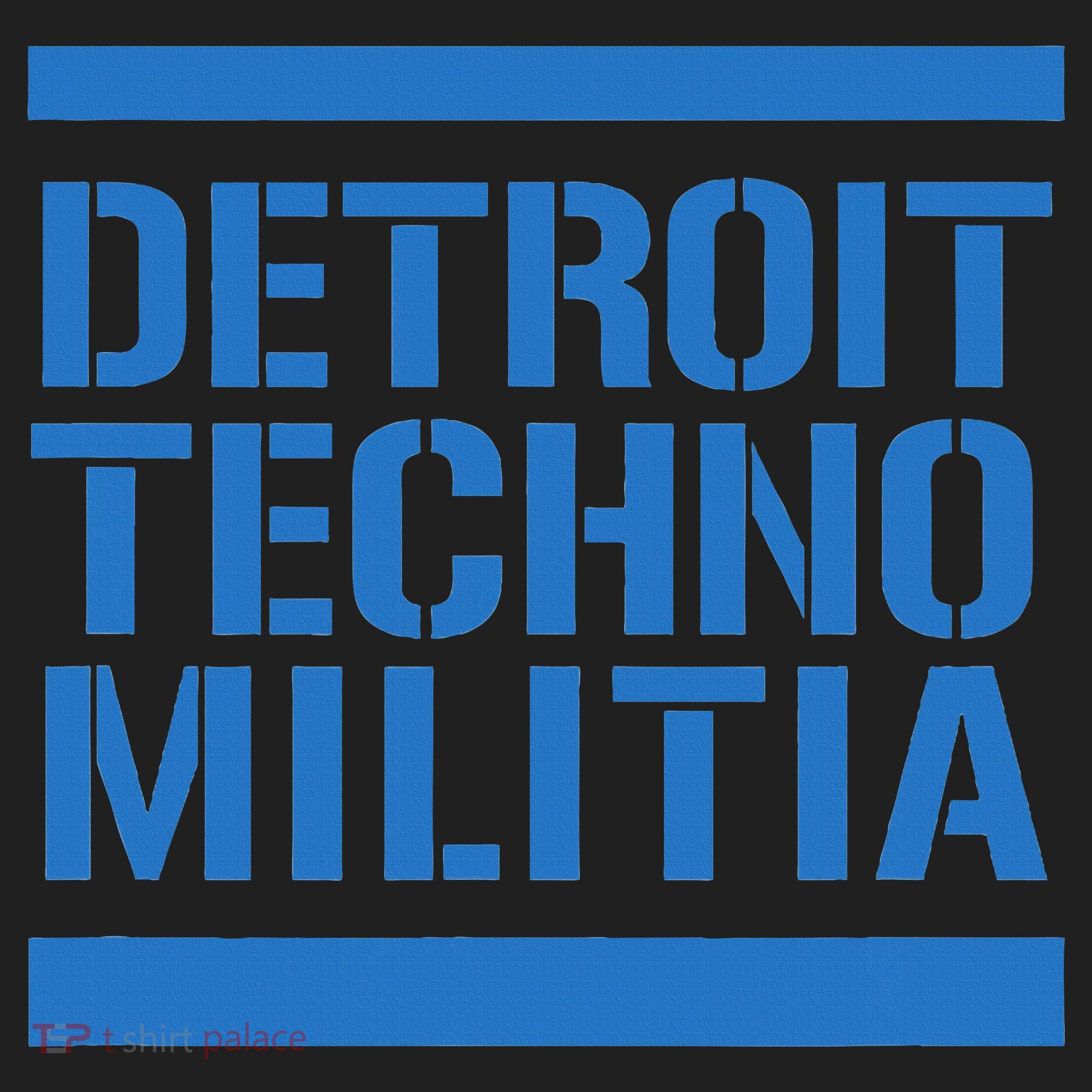 Detroit Techno Militia Blue Logo  Hat