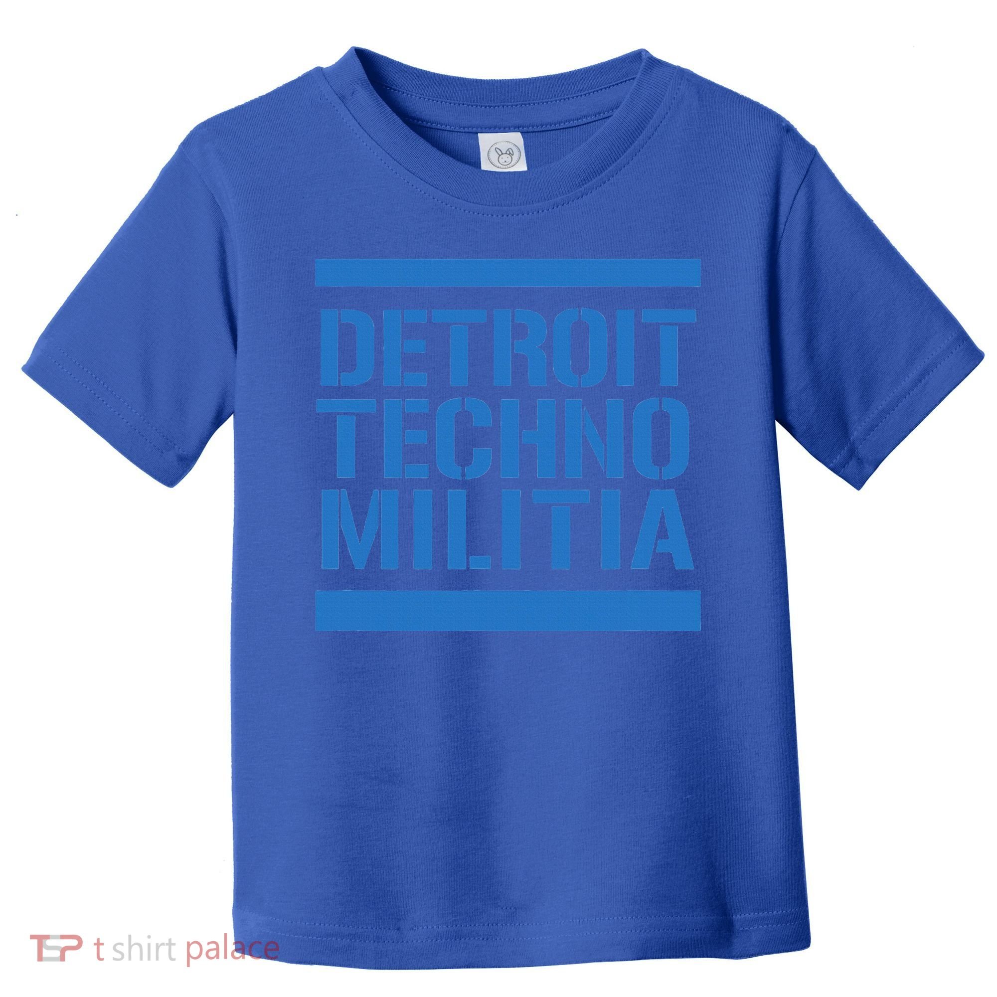 Detroit Techno Militia Blue Logo  Toddler T-Shirt