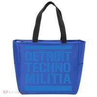 Detroit Techno Militia Blue Logo  Tote Bag thumb 0