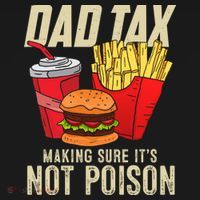 Dad Tax Making Sure It's Not Poison Funny Father's Day Backpack thumb 2