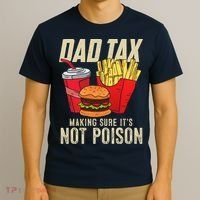 Dad Tax Making Sure It's Not Poison Funny Father's Day T-Shirt thumb 3