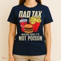 Dad Tax Making Sure It's Not Poison Funny Father's Day T-Shirt thumb 4