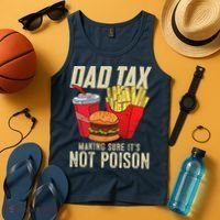 Dad Tax Making Sure It's Not Poison Funny Father's Day Tank Top thumb 4