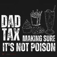 Dad Tax Making Sure Its Not Po.Ison Funny Joke Father’S Day Women's Tank Top thumb 5