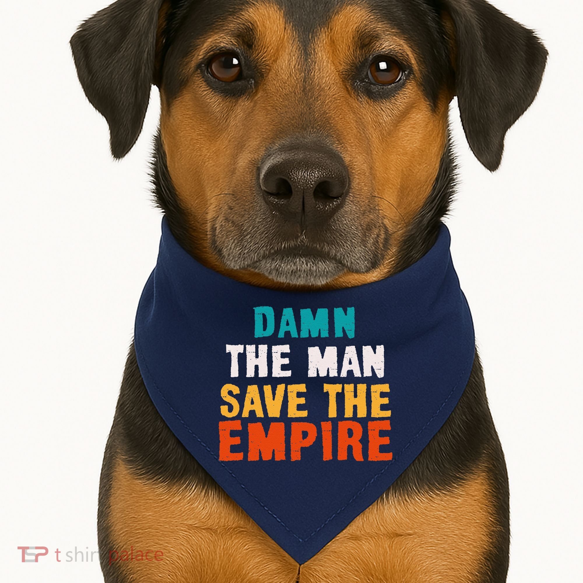 Damn The Man Save The Empire USA-Made Doggie Bandana