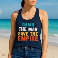 Damn The Man Save The Empire Women's Tank Top thumb 2