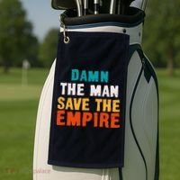 Damn The Man Save The Empire Golf Towel thumb 2