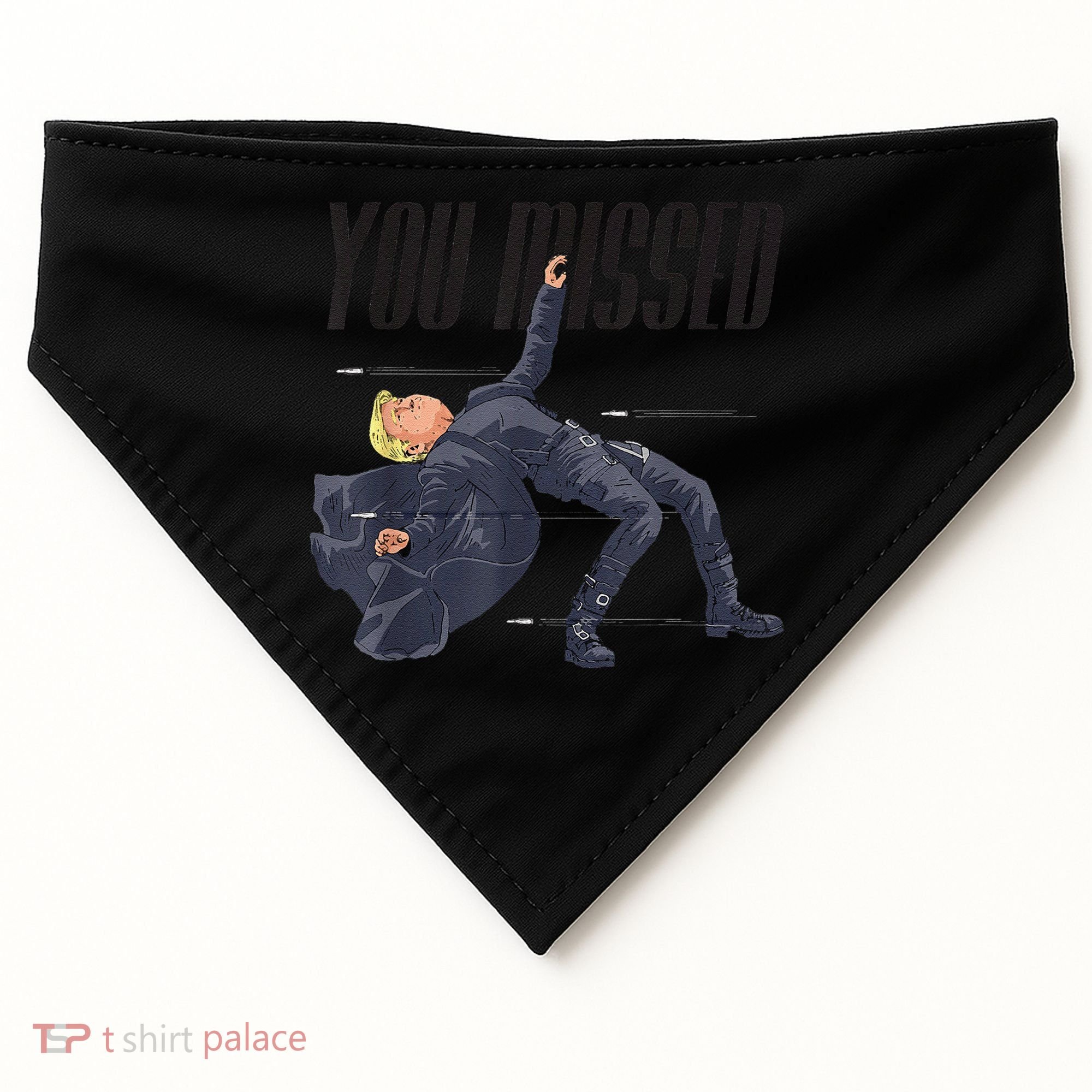Donald Trump Matrix USA-Made Doggie Bandana