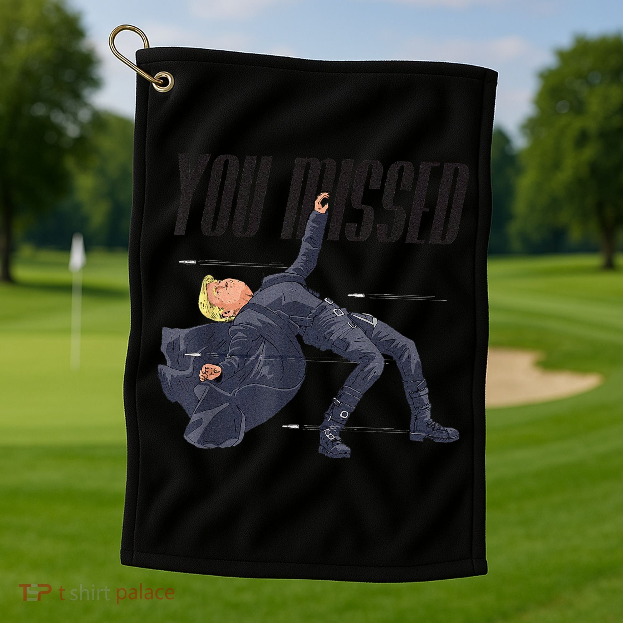 Donald Trump Matrix Golf Towel