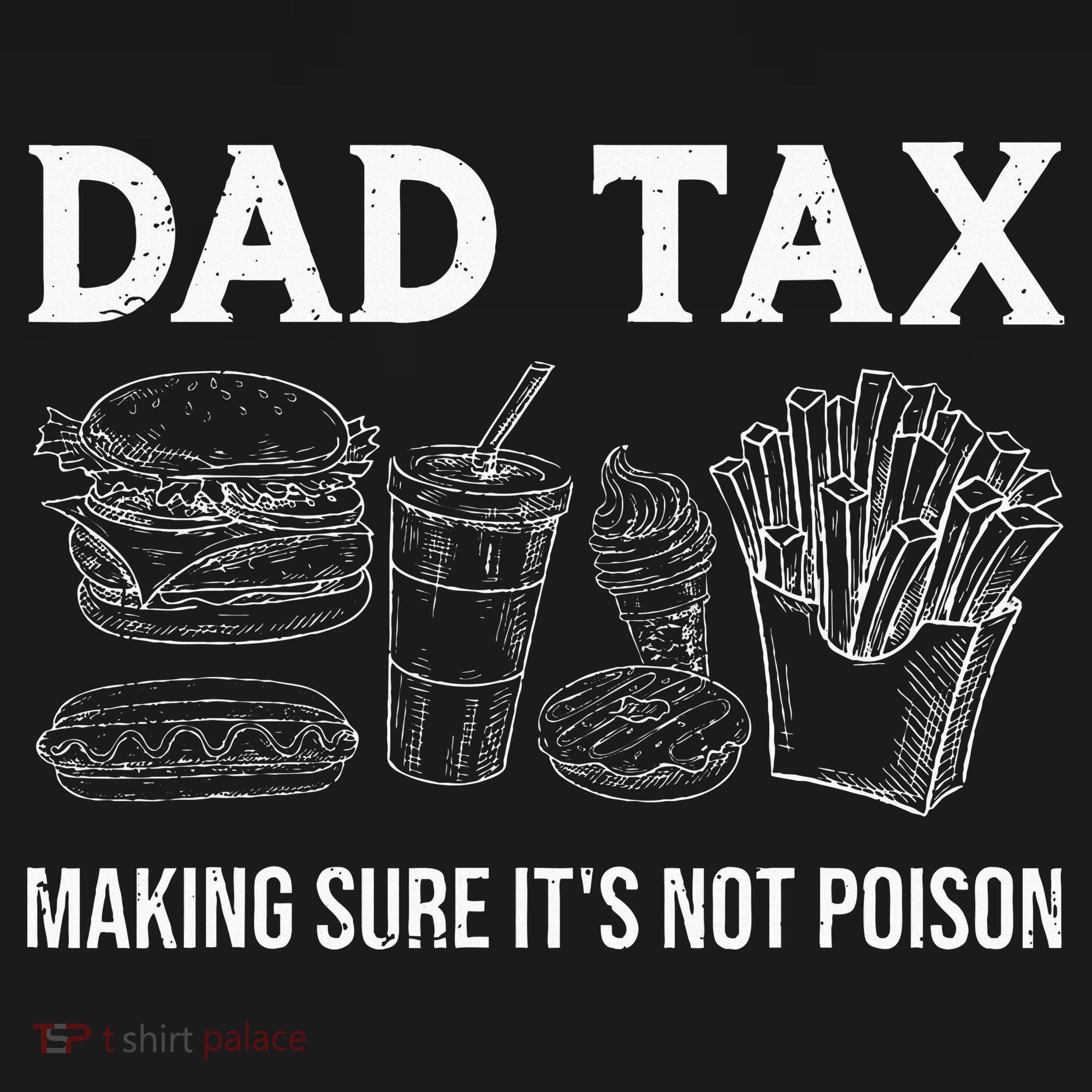 Dad Tax Making Sure Its Not P.O.I.S.O.N Fathers Day Women's Hoodie