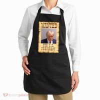 Donald Trump Mug Shot Wanted For US President Apron thumb 2