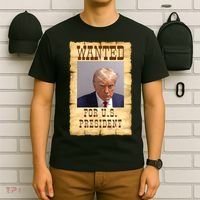 Donald Trump Mug Shot Wanted For US President T-Shirt thumb 6