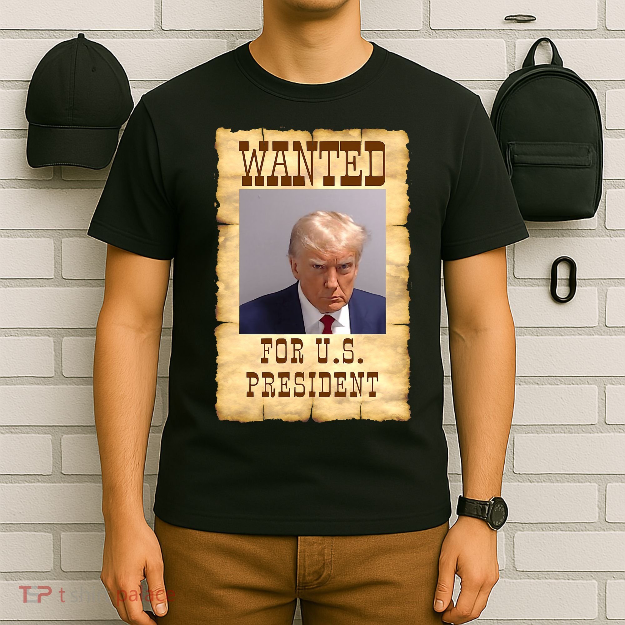 Donald Trump Mug Shot Wanted For US President T-Shirt