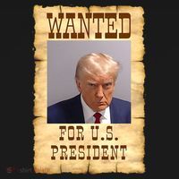 Donald Trump Mug Shot Wanted For US President Polo thumb 3