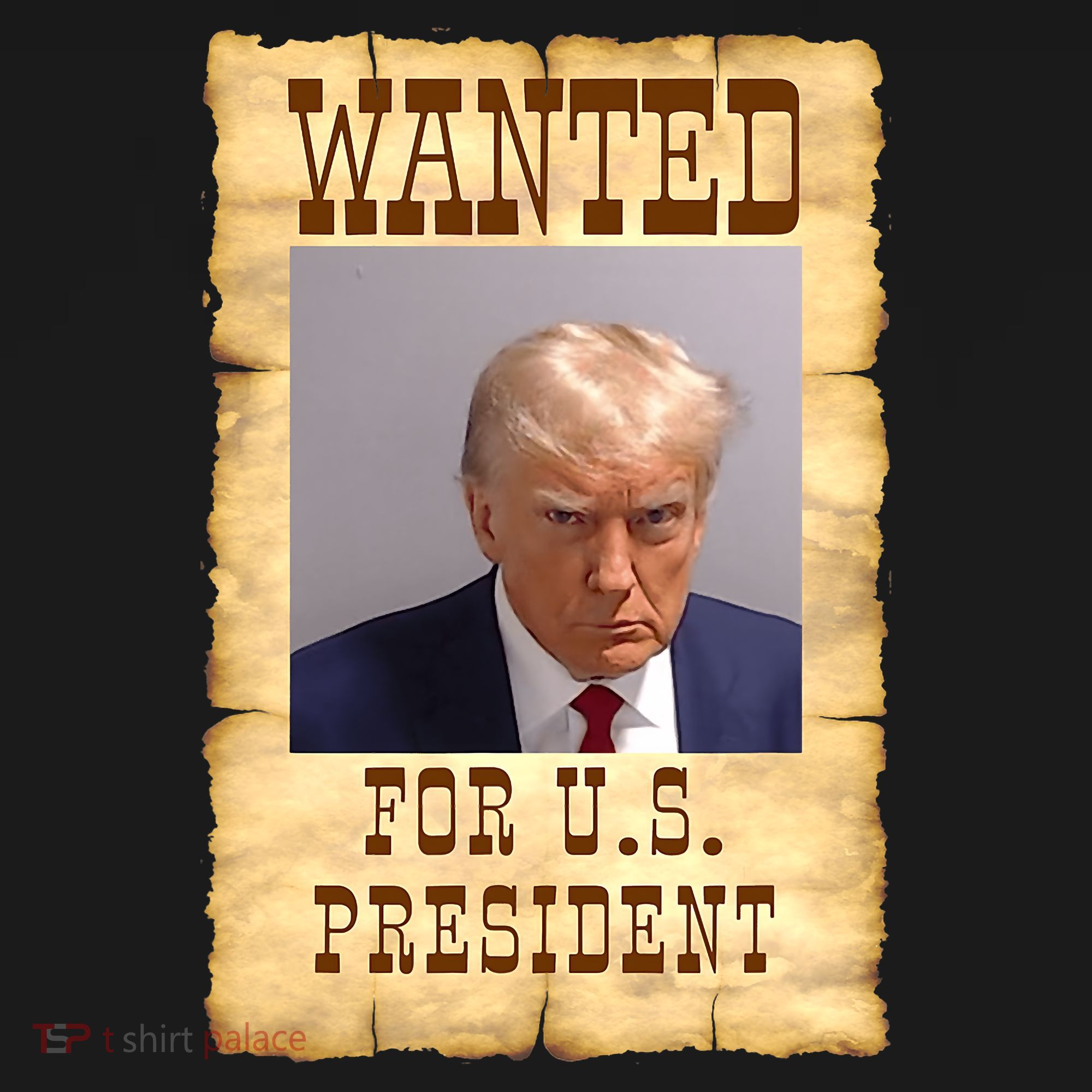 Donald Trump Mug Shot Wanted For US President Polo