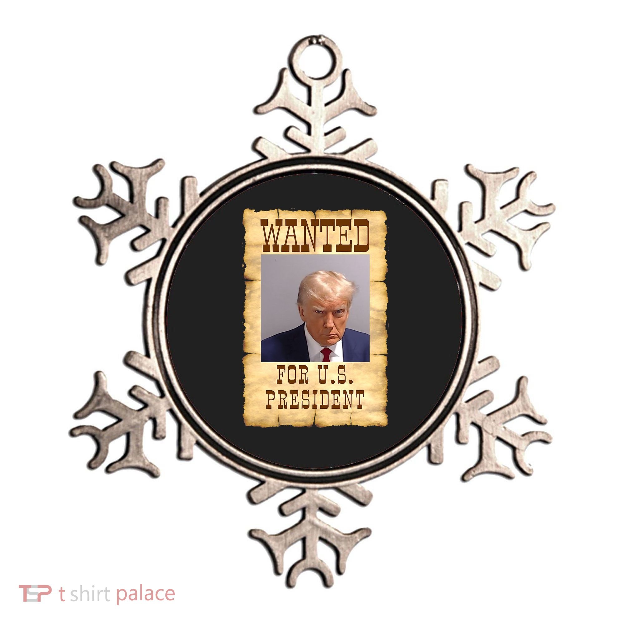 Donald Trump Mug Shot Wanted For US President Ornament