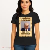 Donald Trump Mug Shot Wanted For US President Women's T-Shirt thumb 4