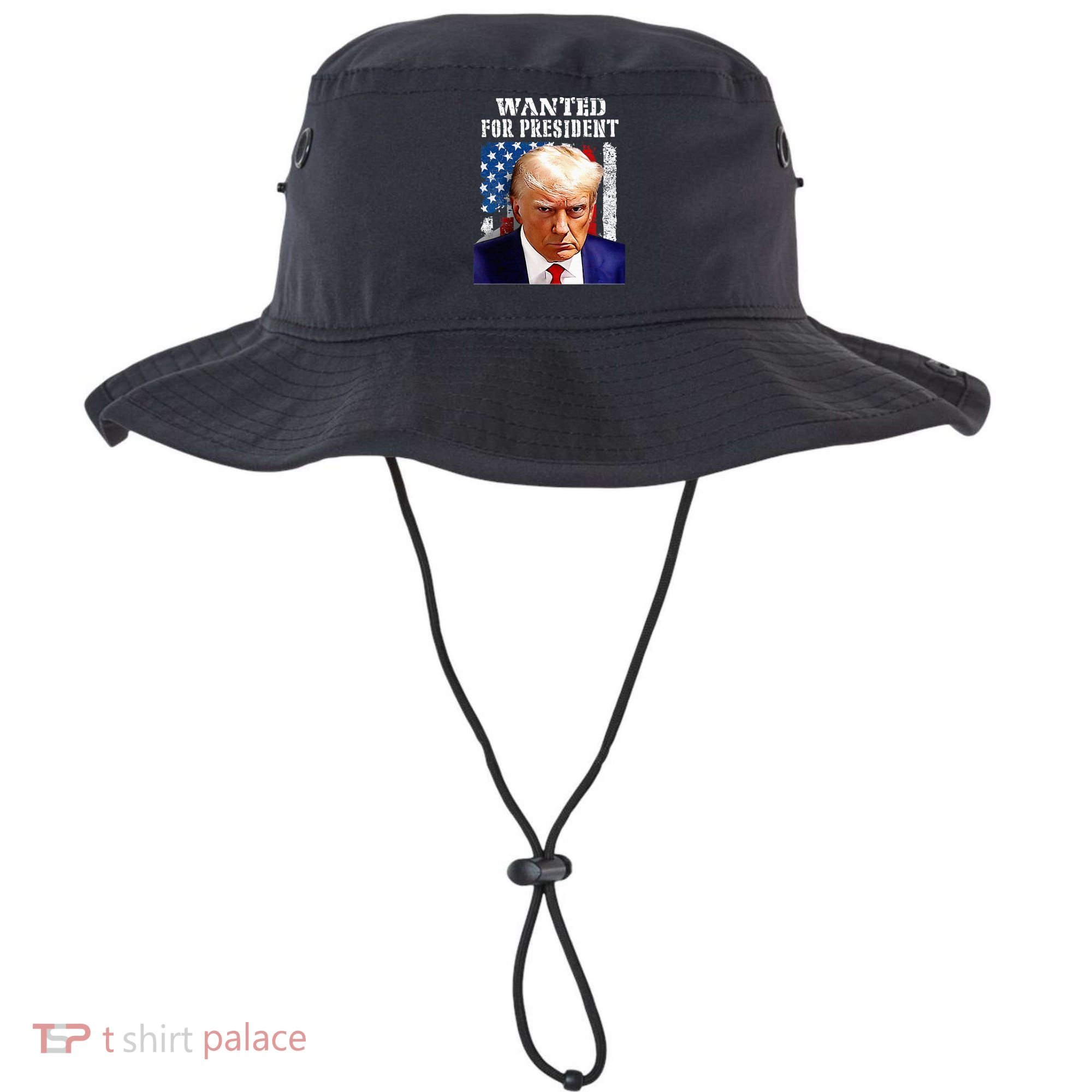 Donald Trump Mug Shot Wanted For U.S. President 2024 Bucket Hat