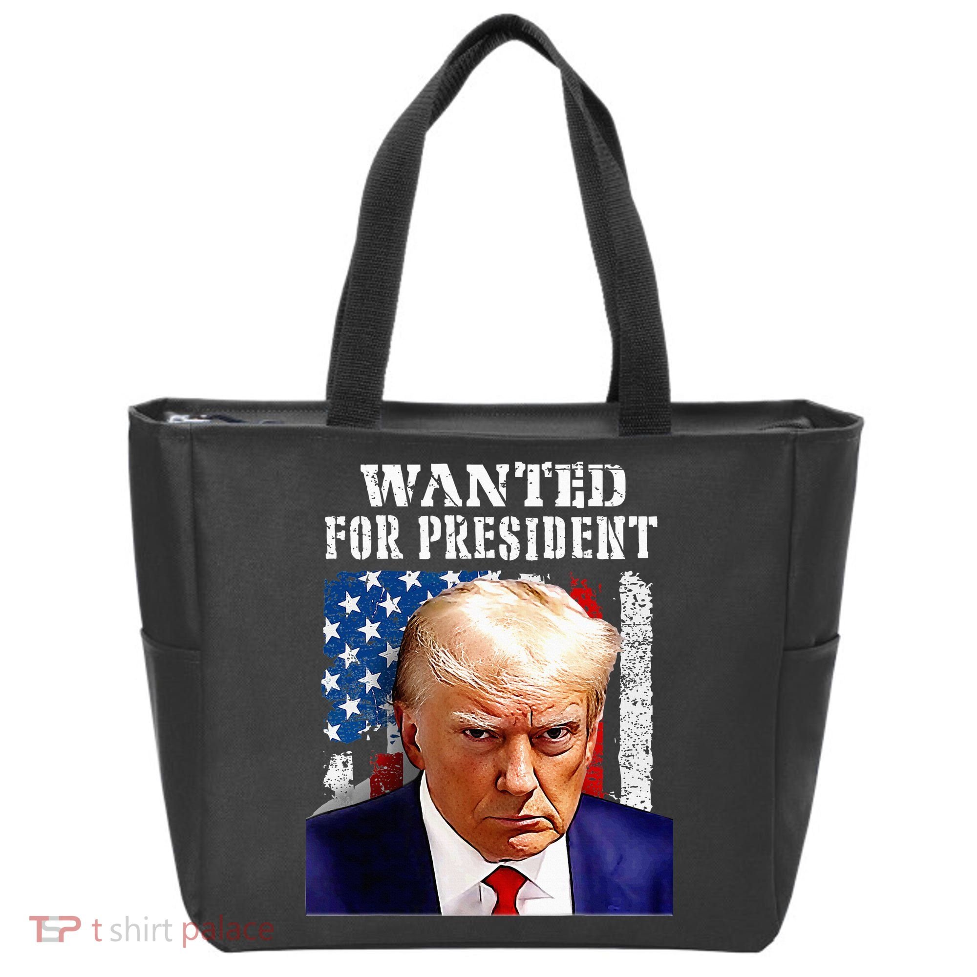 Donald Trump Mug Shot Wanted For U.S. President 2024 Tote Bag
