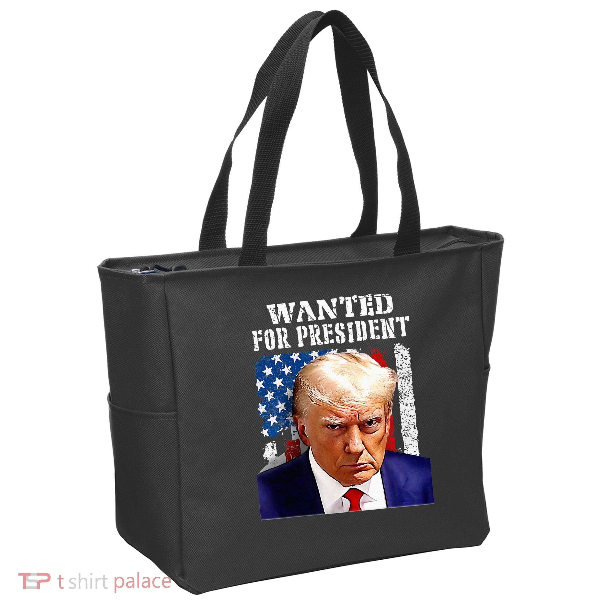 Donald Trump Mug Shot Wanted For U.S. President 2024 Tote Bag