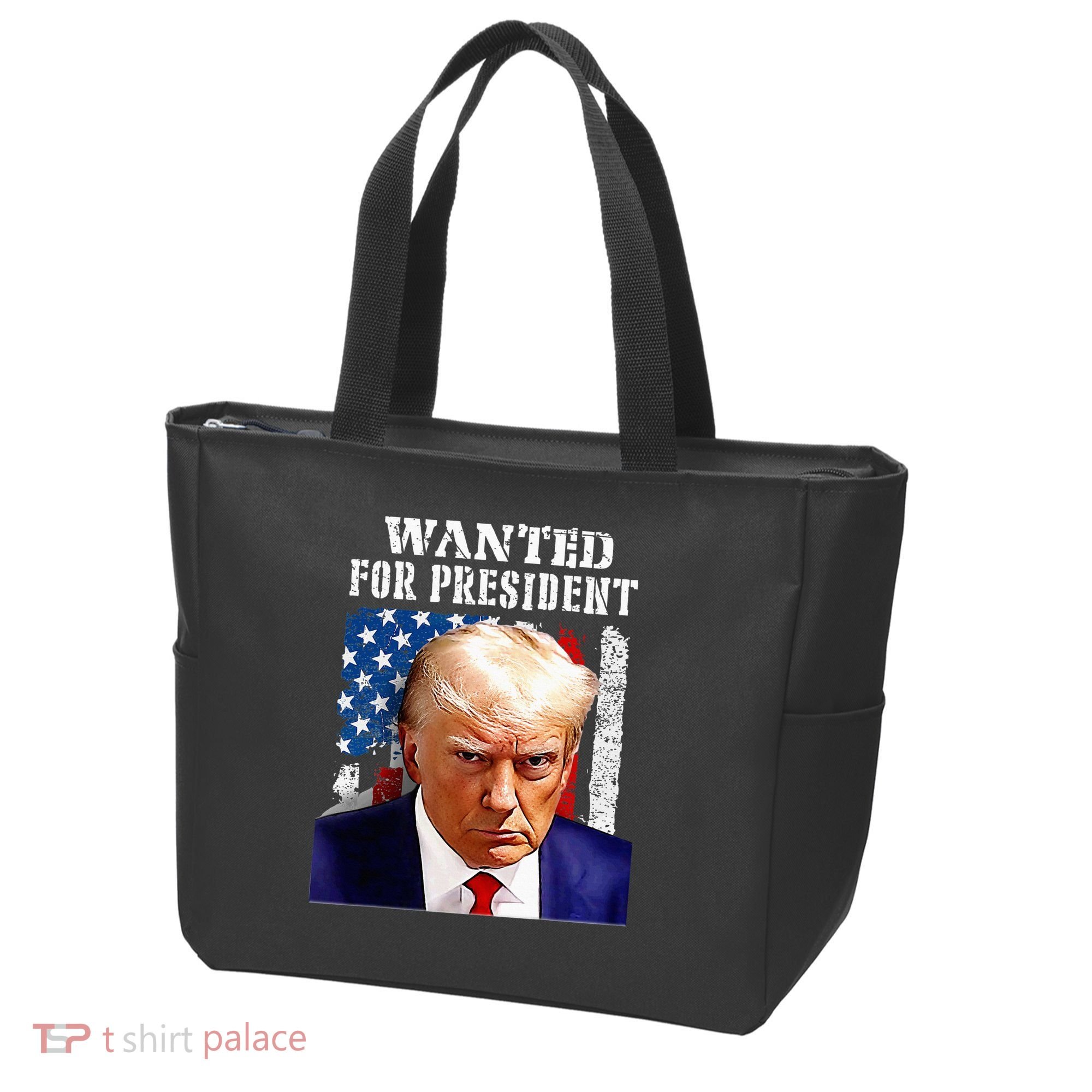 Donald Trump Mug Shot Wanted For U.S. President 2024 Tote Bag