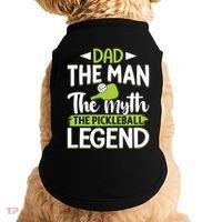 Dad The Man The Myth The Pickleball Legend Doggie Tank thumb 0