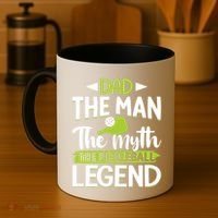 Dad The Man The Myth The Pickleball Legend Coffee Mug thumb 4