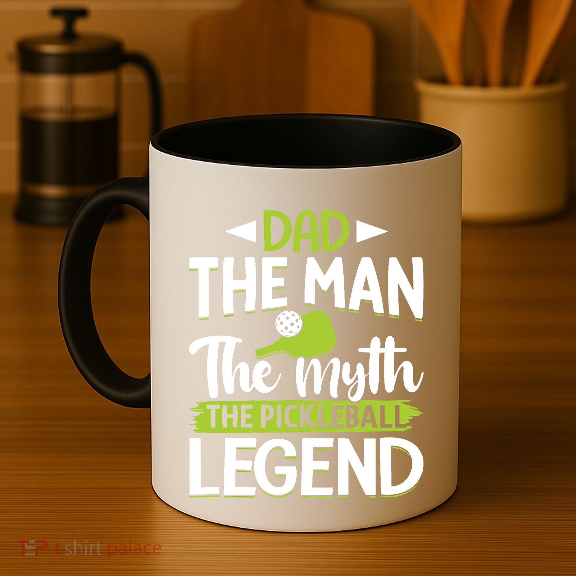 Dad The Man The Myth The Pickleball Legend Coffee Mug