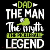 Dad The Man The Myth The Pickleball Legend Coffee Mug thumb 5
