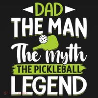 Dad The Man The Myth The Pickleball Legend Mousepad thumb 1