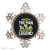 Dad The Man The Myth The Pickleball Legend Ornament thumb 0