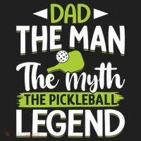 Dad The Man The Myth The Pickleball Legend Hat thumb 2