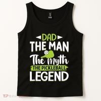Dad The Man The Myth The Pickleball Legend Tank Top thumb 2
