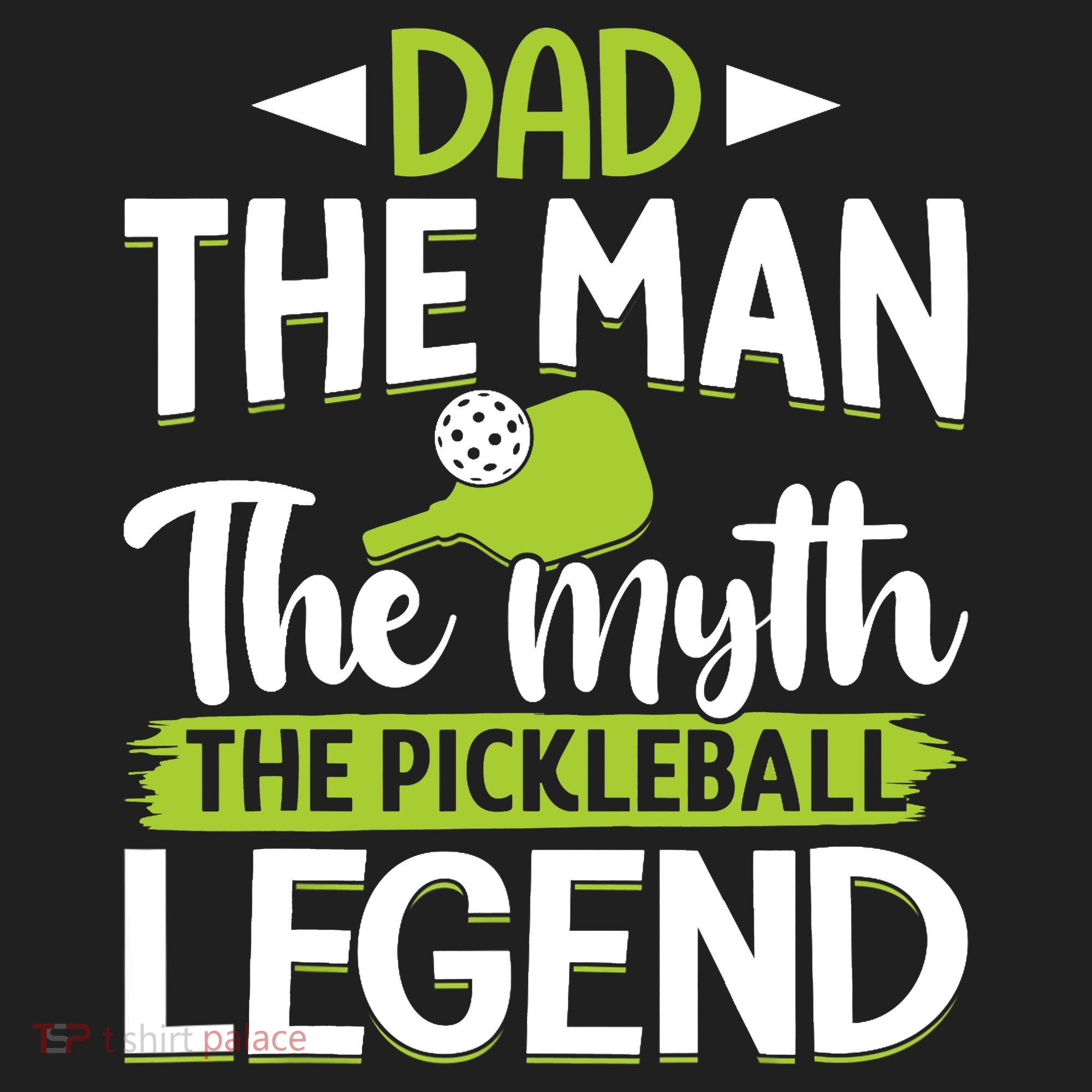 Dad The Man The Myth The Pickleball Legend Golf Towel