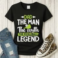 Dad The Man The Myth The Pickleball Legend Women's T-Shirt thumb 3