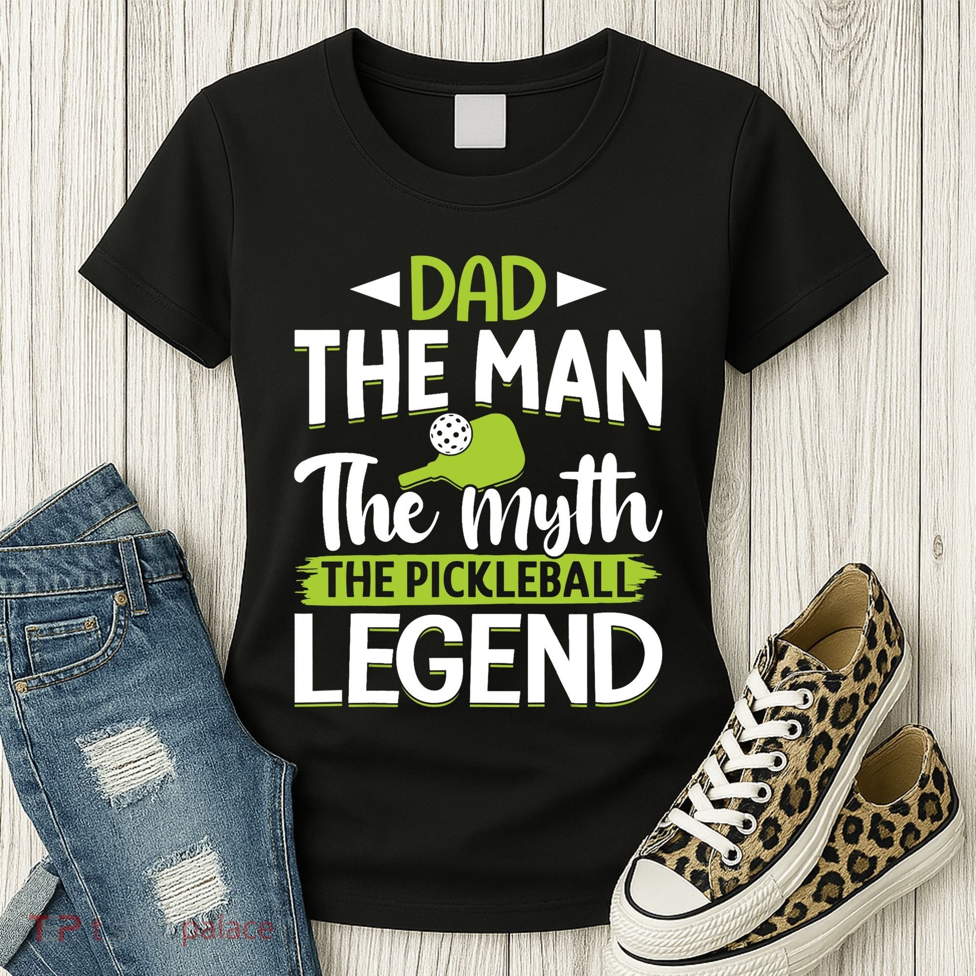 Dad The Man The Myth The Pickleball Legend Women's T-Shirt