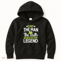Dad The Man The Myth The Pickleball Legend Kids Hoodie thumb 0